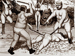 Prison camp by Badia