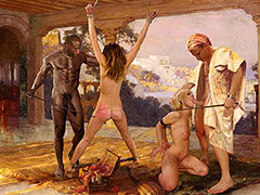 Slavegirls in an oriental..