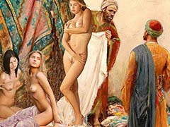 Slavegirls in an oriental..