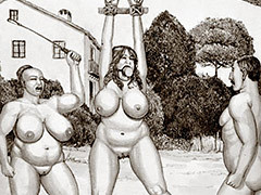 Hanging women by Badia