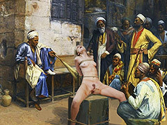 Slavegirls in an oriental..