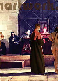 Showing the clergymen their pink cunts pic 1