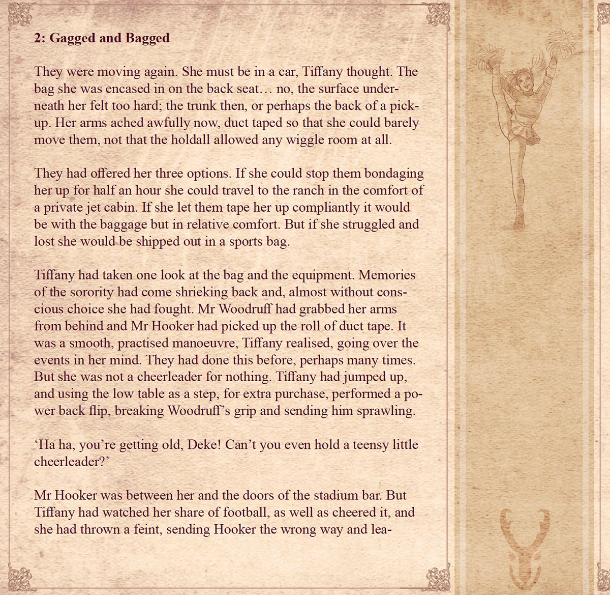 Those cute, flirty little skirts flapping about firm, taut, oh-so-spankable bottoms